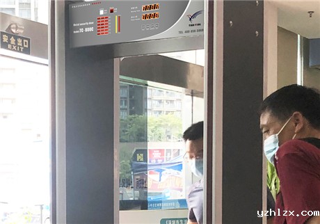 广州从化区交警大队使用hth官方登录入口安检门TC-800C